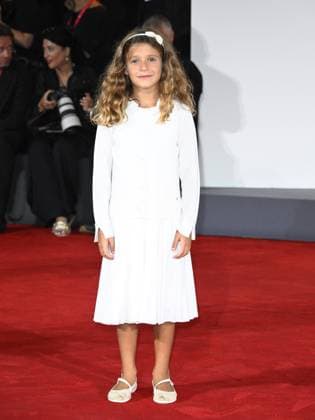 Venice, 82nd Venice International Film Festival 2025 - Evening 2. Red Carpet Film Jay Kelly. Pictured: Lucrezia Guglielmino  Copyright: xSimonexComix xipa-agency.netx xPoolxPhotoxEventsx06x IPA_Agency_IPA63497375