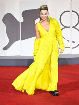 Venice, 82nd Venice International Film Festival 2025 - Evening 2. Red Carpet Film Jay Kelly. Pictured: Eva Robbins  Copyright: xSimonexComix xipa-agency.netx xPoolxPhotoxEventsx06x IPA_Agency_IPA63497462