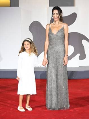 Venice, 82nd Venice International Film Festival 2025 - Evening 2. Red Carpet Film Jay Kelly. Pictured: Carolina Cavalli, Lucrezia Guglielmino,  Copyright: xSimonexComix xipa-agency.netx xPoolxPhotoxEventsx06x IPA_Agency_IPA63497488