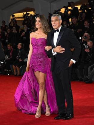 Venice, 82nd Venice International Film Festival 2025 - Evening 2. Red Carpet Film Jay Kelly. Pictured are George and Amal Clooney.  Copyright: xSimonexComix xipa-agency.netx xPoolxPhotoxEventsx06x IPA_Agency_IPA63497991