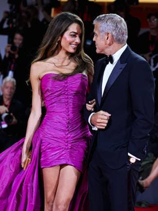 Venice, 82nd Venice International Film Festival 2025 - Evening 2 - Red Carpet for the film Jay Kelly - Pictured: George and Amal Clooney  Copyright: xManuelexMangiarottix xipa-agency.netx xPoolxPhotoxEventsx06x IPA_Agency_IPA63498061