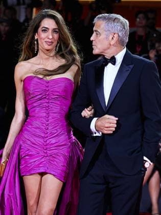 Venice, 82nd Venice International Film Festival 2025 - Evening 2 - Red Carpet for the film Jay Kelly - Pictured: George and Amal Clooney  Copyright: xManuelexMangiarottix xipa-agency.netx xPoolxPhotoxEventsx06x IPA_Agency_IPA63498062