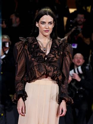Venice, 82nd Venice International Film Festival 2025 - Evening 2 - Red Carpet for the film Jay Kelly - Pictured: Riley Keough  Copyright: xManuelexMangiarottix xipa-agency.netx xPoolxPhotoxEventsx06x IPA_Agency_IPA63498123