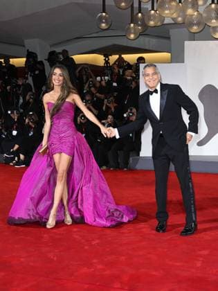 Venice, 82nd Venice International Film Festival 2025 - Evening 2. Red Carpet Film Jay Kelly. Pictured are George and Amal Clooney.  Copyright: xSimonexComix xipa-agency.netx xPoolxPhotoxEventsx06x IPA_Agency_IPA63498187