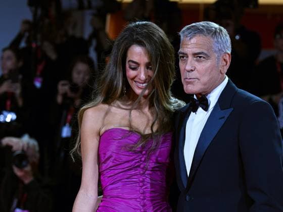 Venice, 82nd Venice International Film Festival 2025 - Evening 2 - Red Carpet for the film Jay Kelly - Pictured: George and Amal Clooney  Copyright: xManuelexMangiarottix xipa-agency.netx xPoolxPhotoxEventsx06x IPA_Agency_IPA63498531