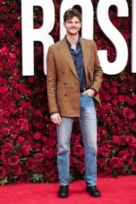 Jim Chapman at the premiere of the movie The Roses The Battle of the Roses at the Odeon Luxe Leicester Square London, 28 08 2025 Foto:xJ.xEdwardsx xFuturexImagex roses_5703