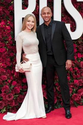 Katie Piper with husband Richard James Sutton at the premiere of the movie The Roses The Battle of the Roses at Odeon Luxe Leicester Square London, 28 08 2025 Foto:xJ.xEdwardsx xFuturexImagex roses_5704