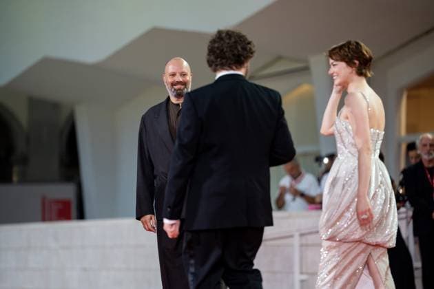 Bugonia Red Carpet - The 82nd Venice International Film Festival Yorgos Lanthimos, Emma Stone, and Jesse Plemons attend the Bugonia red carpet during the 82nd Venice International Film Festival in Venice, Italy, on August 28, 2025. Venice Italy  Copyright: xLucaxCarlinox originalFilename: carlino-notitle250828_npyC4.jpg