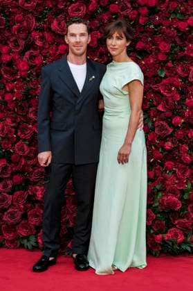 Benedict Cumberbatch with wife Sophie Hunter at the premiere of the movie The Roses The Battle of the Roses at Odeon Luxe Leicester Square London, 28 08 2025 Foto:xJ.xEdwardsx xFuturexImagex roses_5763