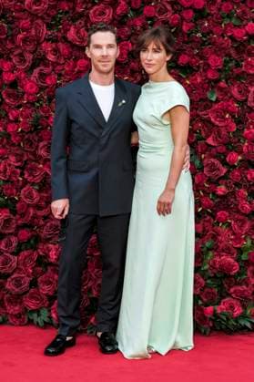Benedict Cumberbatch with wife Sophie Hunter at the premiere of the movie The Roses The Battle of the Roses at Odeon Luxe Leicester Square London, 28 08 2025 Foto:xJ.xEdwardsx xFuturexImagex roses_5764