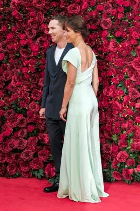 Benedict Cumberbatch with wife Sophie Hunter at the premiere of the movie The Roses The Battle of the Roses at Odeon Luxe Leicester Square London, 28 08 2025 Foto:xJ.xEdwardsx xFuturexImagex roses_5765