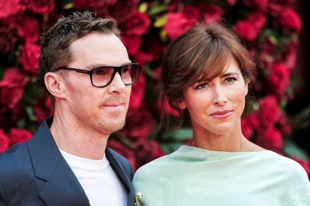 Benedict Cumberbatch with wife Sophie Hunter at the premiere of the movie The Roses The Battle of the Roses at Odeon Luxe Leicester Square London, 28 08 2025 Foto:xJ.xEdwardsx xFuturexImagex roses_5770