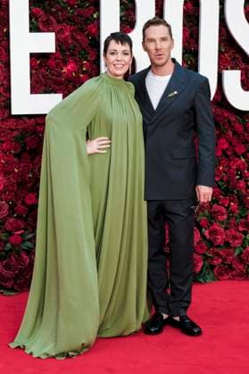 Olivia Colman and Benedict Cumberbatch at the premiere of the movie The Roses The Battle of the Roses at Odeon Luxe Leicester Square London, 28 08 2025 Foto:xJ.xEdwardsx xFuturexImagex roses_5792