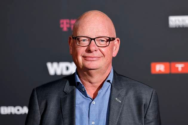 Media entrepreneur Jörg Grabosch comes to the evening event on the occasion of the Cologne jury meeting for the international Emmy Award 2025 Semi Final round of judging of the international Emmy Awards at Schloss Arff Cologne, 28 08 2025 NRW Germany Copyright: xChristophxHardtx