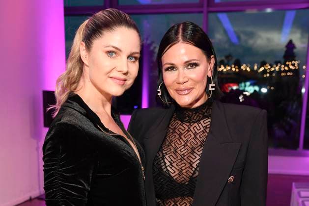 Yvonne Woelke and Djamila Rowe at the premiere event for the launch of the reality format The Power from September 1, 2025 on ProSieben and on Joyn on August 28, 2025 in Berlin The Power premiere event of the new Pro7 Joyn reality format in Berlin