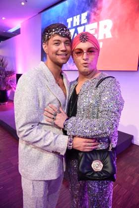 Marcell Damaschke and Julian F M Stoeckel at the premiere event for the launch of the reality format The Power from September 1, 2025 on ProSieben and on Joyn on August 28, 2025 in Berlin The Power premiere event of the new Pro7 Joyn reality format in Berlin