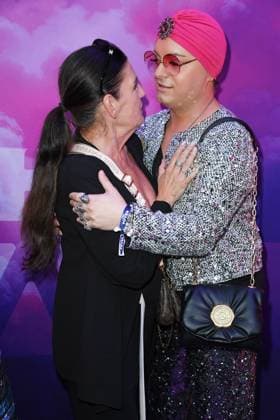 Katy Karrenbauer, Julian F M Stöckel at the premiere event of THE POWER by Joyn at the Alice Rooftop Garden in Berlin on 28 08 2025