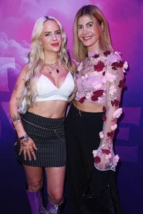 Gina Beckmann, Stephie Stark at the premiere event of THE POWER by Joyn at the Alice Rooftop Garden in Berlin on 28 08 2025