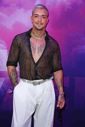 Lucas Schwarze at the premiere event of THE POWER by Joyn at the Alice Rooftop Garden in Berlin on 28 08 2025