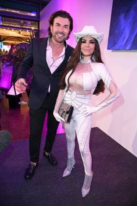 Kader Loth with husband Ismet Atli at the premiere event of THE POWER by Joyn at the Alice Rooftop Garden in Berlin on 28 08 2025