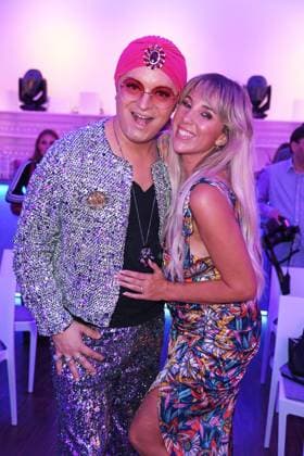 Julian F M Stöckel, Annemarie Eilfeld at the premiere event of THE POWER by Joyn at the Alice Rooftop Garden in Berlin on 28 08 2025