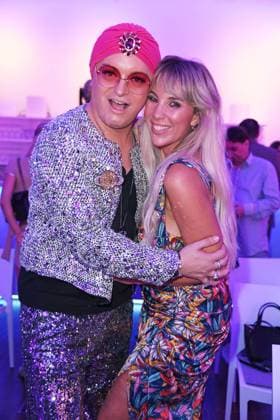 Julian F M Stöckel, Annemarie Eilfeld at the premiere event of THE POWER by Joyn at the Alice Rooftop Garden in Berlin on 28 08 2025