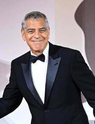 American actor George Clooney attends the premiere of Jay Kelly at the 82nd Venice Film Festival in Venice, Italy on Thursday, August 28, 2025.  VEN202508281100 RUNExHELLESTAD
