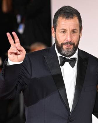 American actor Adam Sandler attends the premiere of Jay Kelly at the 82nd Venice Film Festival in Venice, Italy on Thursday, August 28, 2025.  VEN20250828181 RUNExHELLESTAD