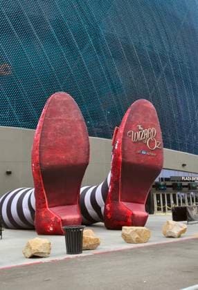 LAS VEGAS, NV - AUGUST 28: Sphere Exterior at the world premiere of The Wizard of Oz at Sphere in Las Vegas, Nevada on August 28, 2025. Copyright: xDeexCeexCarterx