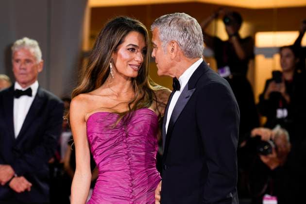 Jay Kelly red carpet at the 82nd Venice International Film Festival in Venice Lido - 28 Aug 2025 Amal Clooney and George Clooney attend the Jay Kelly red carpet during the 82nd Venice International Film Festival. Venice Lido Italy Copyright: xDanielexCifalax xSOPAxImagesx _CIF4526