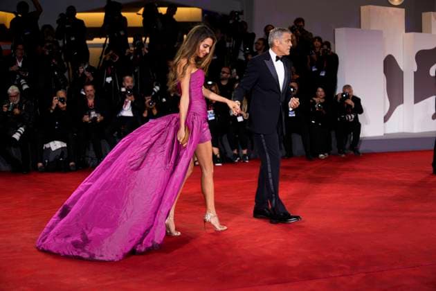 Jay Kelly red carpet at the 82nd Venice International Film Festival in Venice Lido - 28 Aug 2025 Amal Clooney and George Clooney attend the Jay Kelly red carpet during the 82nd Venice International Film Festival. Venice Lido Italy Copyright: xDanielexCifalax xSOPAxImagesx _CIF4680
