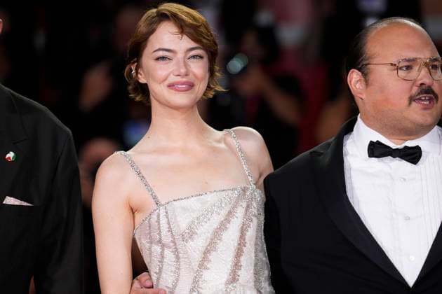 Bugonia red carpet during the 82nd Venice International Film Festival in Venice Lido - 28 Aug 2025 Emma Stone attends the Bugonia red carpet during the 82nd Venice International Film Festival. Venice Lido Italy Copyright: xDanielexCifalax xSOPAxImagesx _CIF4026