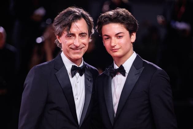 Red carpet of the film Jay Kelly at the 82nd Venice Film Festival in Venice - 28 Aug 2025 Noah Baumbach and his son Rohmer Baumbach attend the red carpet of the film Jay Kelly at the Palazzo del Cinema during the 82nd Venice Film Festival. Venice Italy Copyright: xMarcoxBaradax xSOPAxImagesx MBARADA_0009-2