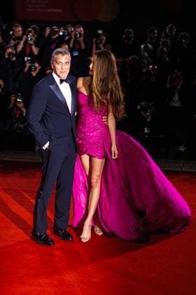 Red carpet of the film Jay Kelly at the 82nd Venice Film Festival in Venice - 28 Aug 2025 George Clooney and Amal Clooney attend the red carpet of the film Jay Kelly at the Palazzo del Cinema during the 82nd Venice Film Festival. Venice Italy Copyright: xMarcoxBaradax xSOPAxImagesx MBARADA_0007