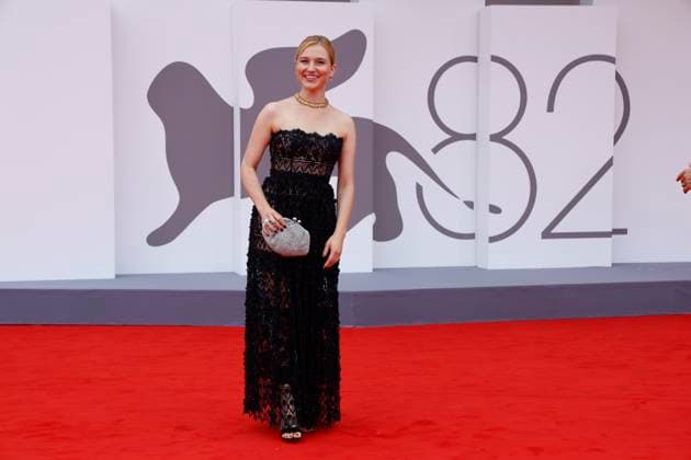 August 28, 2025, Venice, Italy: Andrea Waskovics arrives at the premiere of Orphan during the 82nd Venice International Film Festival at Palazzo del Cinema on the Lido in Venice, Italy, on 28 August 2025. Photo: Venice Italy - ZUMAm179 20250828_zep_m179_043 Copyright: xAlecxMichaelx