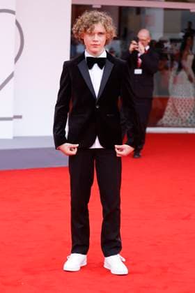 August 28, 2025, Venice, Italy: Bojtorjan Barabas arrives at the premiere of Orphan during the 82nd Venice International Film Festival at Palazzo del Cinema on the Lido in Venice, Italy, on 28 August 2025. Photo: Venice Italy - ZUMAm179 20250828_zep_m179_096 Copyright: xAlecxMichaelx