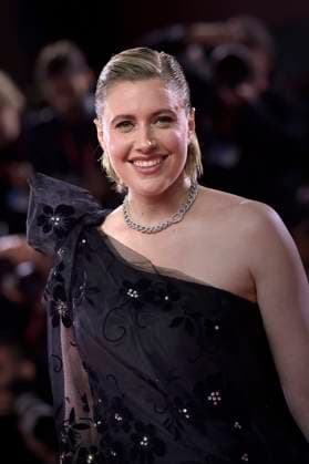 Greta Gerwig attends the Jay Kelly red carpet during the 82nd Venice International Film Festival on Thursday, August 28, 2025 in Venice, Italy.  VEN20250828222 RoccoxSpaziani