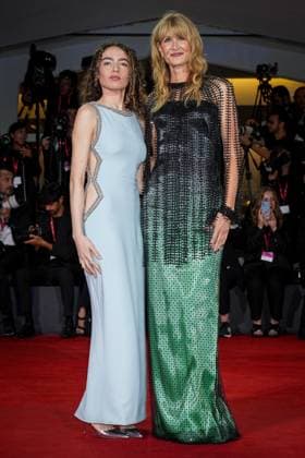 Jay Kelly red carpet during the 82nd Venice International Film Festival in Venice, Italy on 28 August 2025. Jaya Harper and Laura Dern attend the Jay Kelly red carpet during the 82nd Venice International Film Festival in Venice, Italy on 28 August 2025., Credit:Stefano Costantino TTL Avalon Italy, Venice  Copyright: xStefanoxCostantinoxTTLx xAvalonx 1032159456