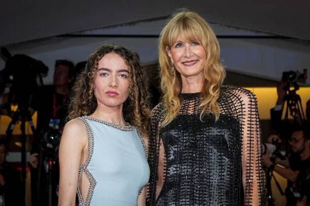 Jay Kelly red carpet during the 82nd Venice International Film Festival in Venice, Italy on 28 August 2025. Jaya Harper and Laura Dern attend the Jay Kelly red carpet during the 82nd Venice International Film Festival in Venice, Italy on 28 August 2025., Credit:Stefano Costantino TTL Avalon Italy, Venice  Copyright: xStefanoxCostantinoxTTLx xAvalonx 1032159462