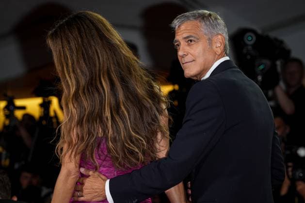 Jay Kelly red carpet during the 82nd Venice International Film Festival in Venice, Italy on 28 August 2025. Amal Clooney and George Clooney attend the Jay Kelly red carpet during the 82nd Venice International Film Festival in Venice, Italy on 28 August 2025., Credit:Stefano Costantino TTL Avalon Italy, Venice  Copyright: xStefanoxCostantinoxTTLx xAvalonx 1032159515
