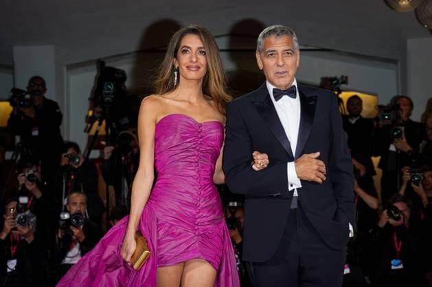 Jay Kelly red carpet during the 82nd Venice International Film Festival in Venice, Italy on 28 August 2025. Amal Clooney and George Clooney attend the Jay Kelly red carpet during the 82nd Venice International Film Festival in Venice, Italy on 28 August 2025., Credit:Stefano Costantino TTL Avalon Italy, Venice  Copyright: xStefanoxCostantinoxTTLx xAvalonx 1032159543