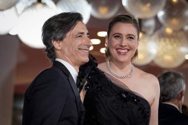 Jay Kelly red carpet during the 82nd Venice International Film Festival in Venice, Italy on 28 August 2025. Noah Baumbach and Greta Gerwig attend the Jay Kelly red carpet during the 82nd Venice International Film Festival in Venice, Italy on 28 August 2025., Credit:Stefano Costantino TTL Avalon Italy, Venice  Copyright: xStefanoxCostantinoxTTLx xAvalonx 1032160029