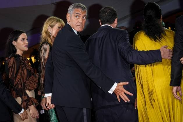Jay Kelly red carpet during the 82nd Venice International Film Festival in Venice, Italy on 28 August 2025. George Clooney attends the Jay Kelly red carpet during the 82nd Venice International Film Festival in Venice, Italy on 28 August 2025., Credit:Stefano Costantino TTL Avalon Italy, Venice  Copyright: xStefanoxCostantinoxTTLx xAvalonx 1032160082