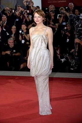 Emma Stone attends the Bugonia red carpet during the 82nd Venice International Film Festival on Thursday, August 28, 2025 in Venice, Italy.  VEN20250828238 RoccoxSpaziani