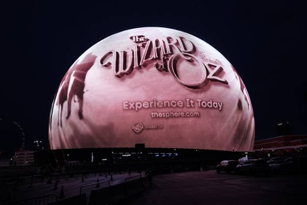August 28, 2025, Las Vegas, Nevada, USA: The world premiere of the Wizard of Oz at Sphere in Las Vegas, Nevada. Las Vegas USA - ZUMAg247 20250828_znp_g247_016 Copyright: xGagexSkidmorex