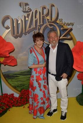 LAS VEGAS, NV - AUGUST 28: Lorna Luft and James L. Dolan at the world premiere of The Wizard of Oz at Sphere in Las Vegas, Nevada on August 28, 2025. Copyright: xDeexCeexCarterx