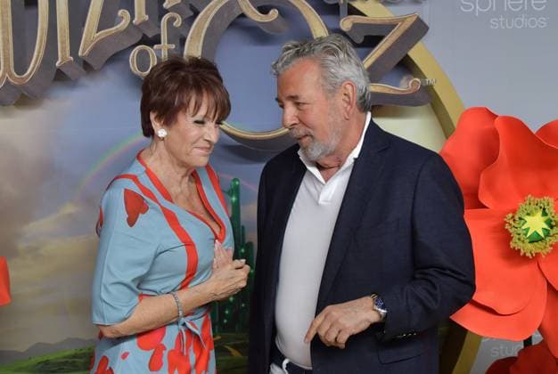 LAS VEGAS, NV - AUGUST 28: Lorna Luft and James L. Dolan at the world premiere of The Wizard of Oz at Sphere in Las Vegas, Nevada on August 28, 2025. Copyright: xDeexCeexCarterx