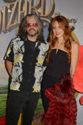 LAS VEGAS, NV - AUGUST 28: Adam Jones and Korin Faught at the world premiere of The Wizard of Oz at Sphere in Las Vegas, Nevada on August 28, 2025. Copyright: xDeexCeexCarterx