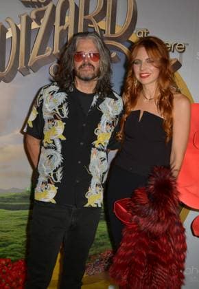 LAS VEGAS, NV - AUGUST 28: Adam Jones and Korin Faught at the world premiere of The Wizard of Oz at Sphere in Las Vegas, Nevada on August 28, 2025. Copyright: xDeexCeexCarterx