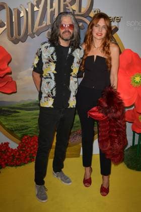 LAS VEGAS, NV - AUGUST 28: Adam Jones and Korin Faught at the world premiere of The Wizard of Oz at Sphere in Las Vegas, Nevada on August 28, 2025. Copyright: xDeexCeexCarterx